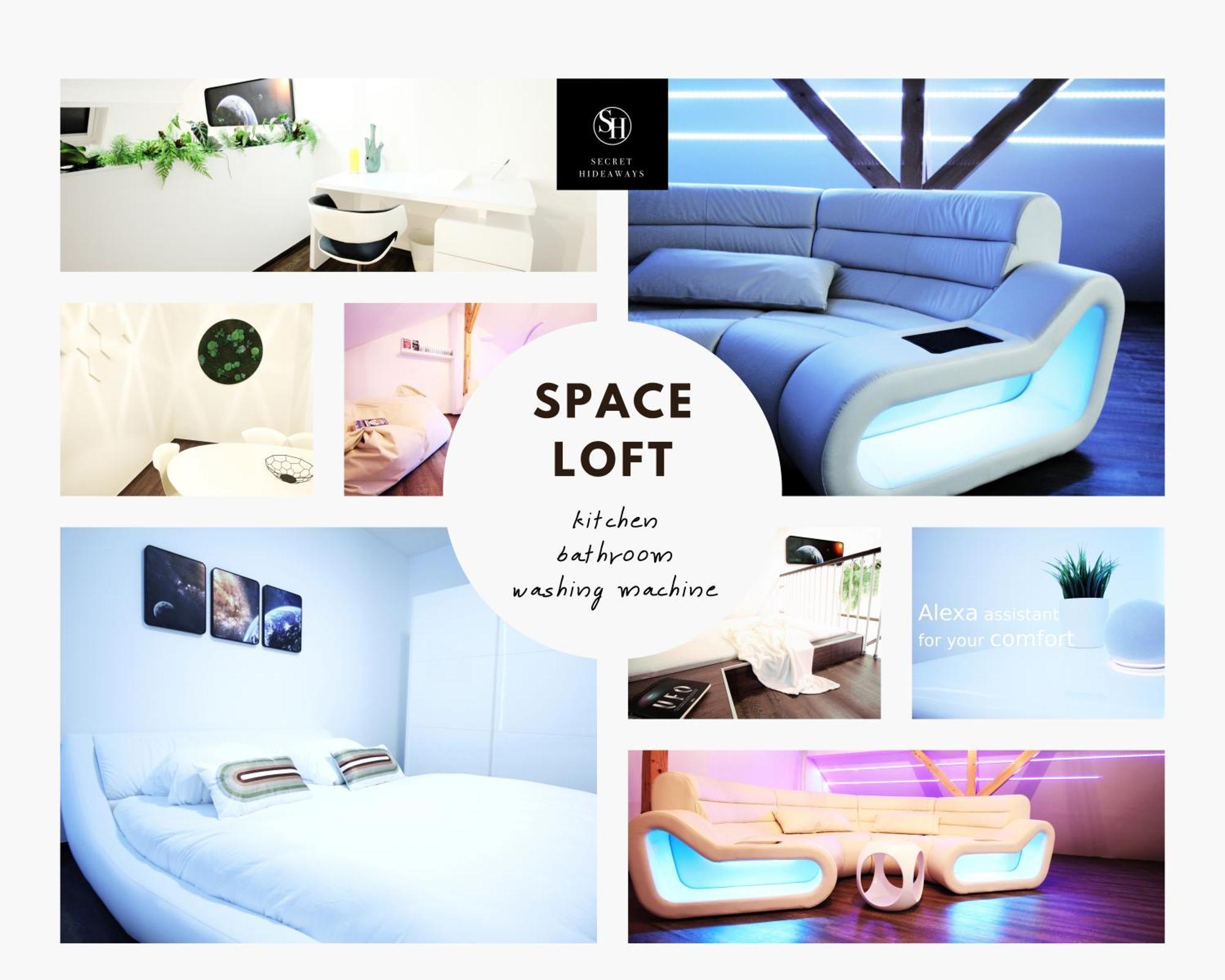 Secret Hideaways Space Loft Wohndesign Auf 2 Etagen L 450M Bis Uni Duisburg Eksteriør bilde